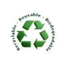 reusable, recycled, bio degradable, shopping bags