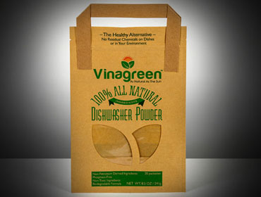 sustainable green eco friendly product packaging made of recycled paper