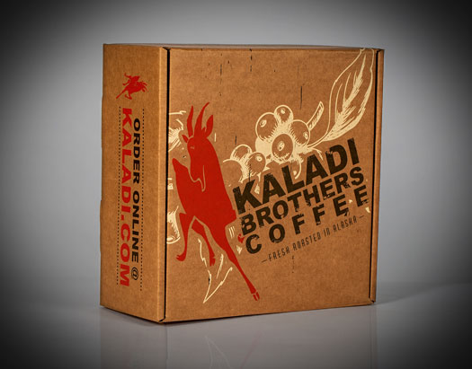 Kaladi Brothers Corrugated Mailing Box