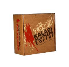 custom kaladi brother coffee corrugated kraft brown paper product boxes