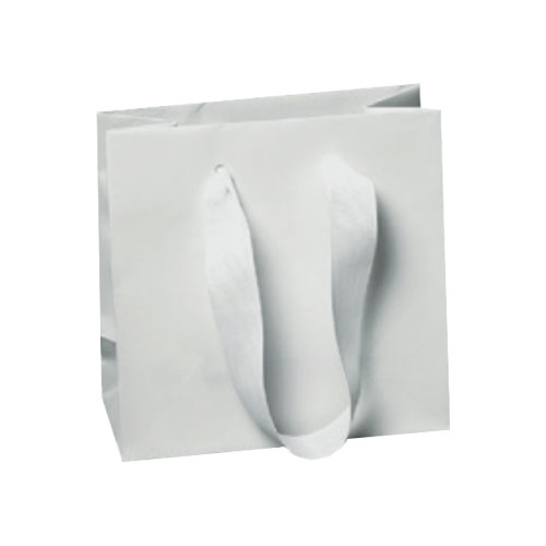 Matte Color White Paper Shopping Bags