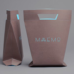 custom paper shopping bag unique satchel shape