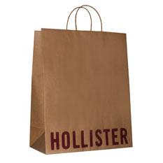 kraft Paper Custom Paper printed bags Kraft Bags  paper Twisted Handles Printed with