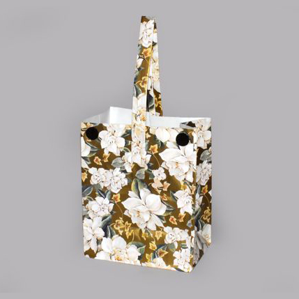 Single Handle/Apple Bags Paper Shopping Bags - Custom Printed with Your ...