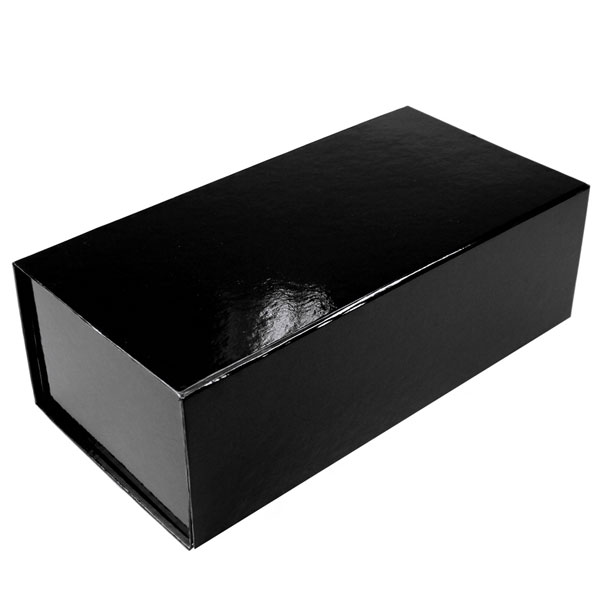 Magnetic Folding Boxes Black 13 W X 6 12 L X 4 14 H